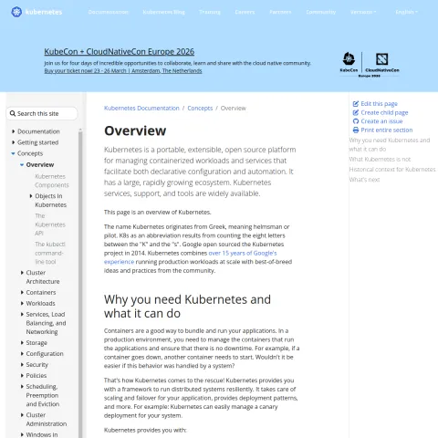 Kubernetes Overview